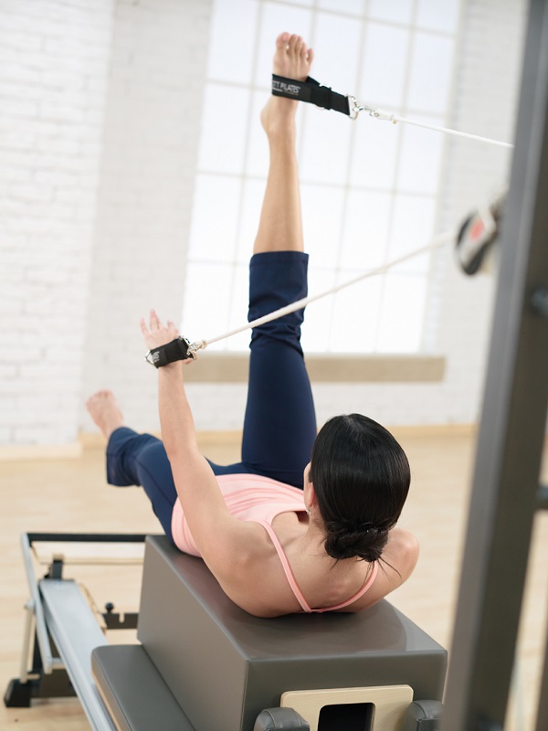 Pilates exercises on Reformer